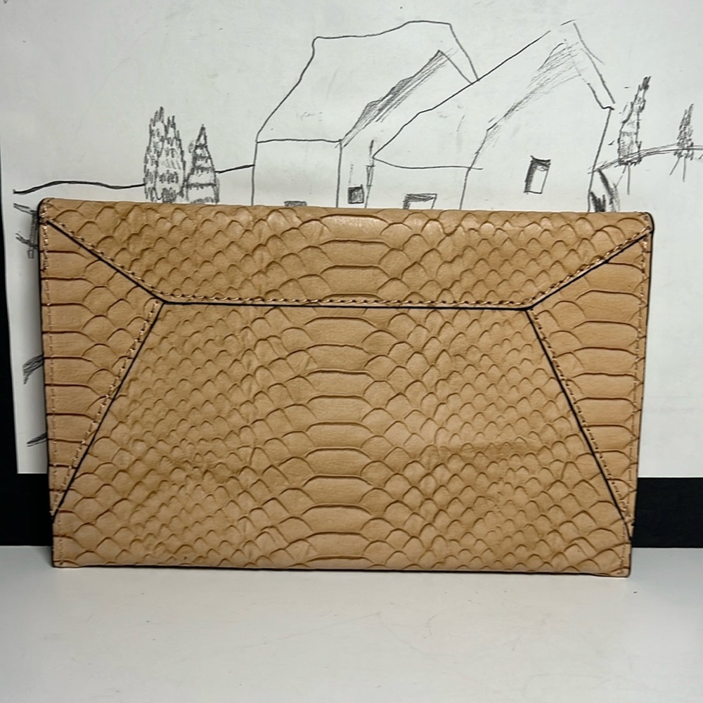 Loeffler Randall Python Embossed Clutch - Picture 3 of 16